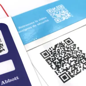 Autocollants et stickers QR code personnalisables