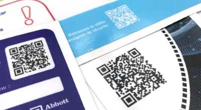 Autocollants et stickers QR code personnalisables