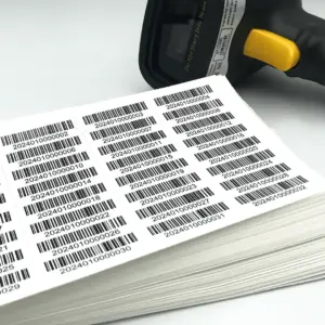 planches d'étiquettes code-barres pour le commerce et la logistique