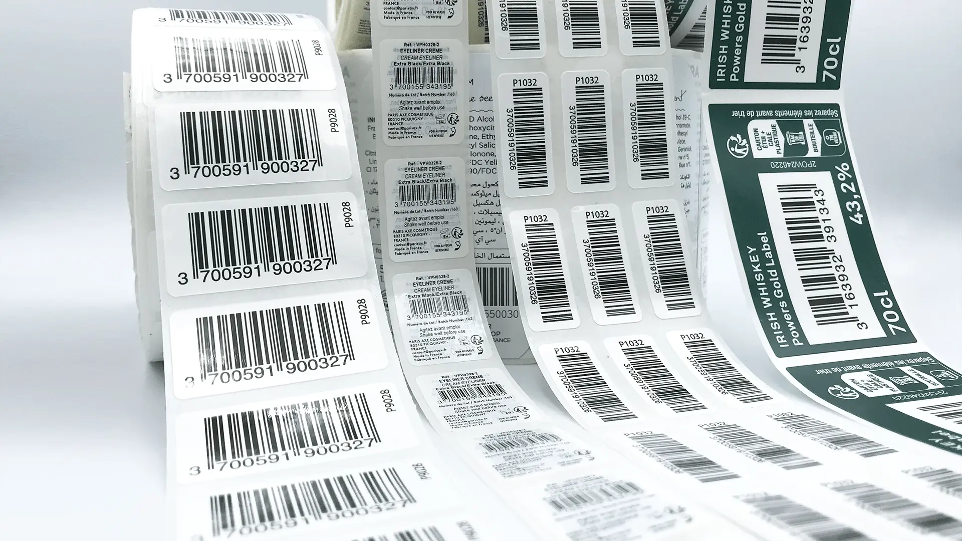 Etiquettes code-barres en rouleau et en planche 2 Etiquettes code-barres en rouleau et en planche – Image 2