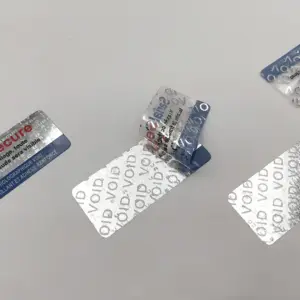 Étiquettes de sécurité destructibles, VOID et VOID UV