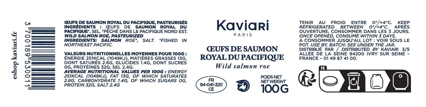 OSA Royal Kaviari 100g 35x148