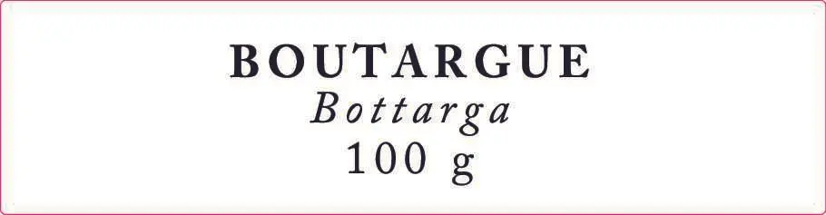 Boutargue 100g 20x77