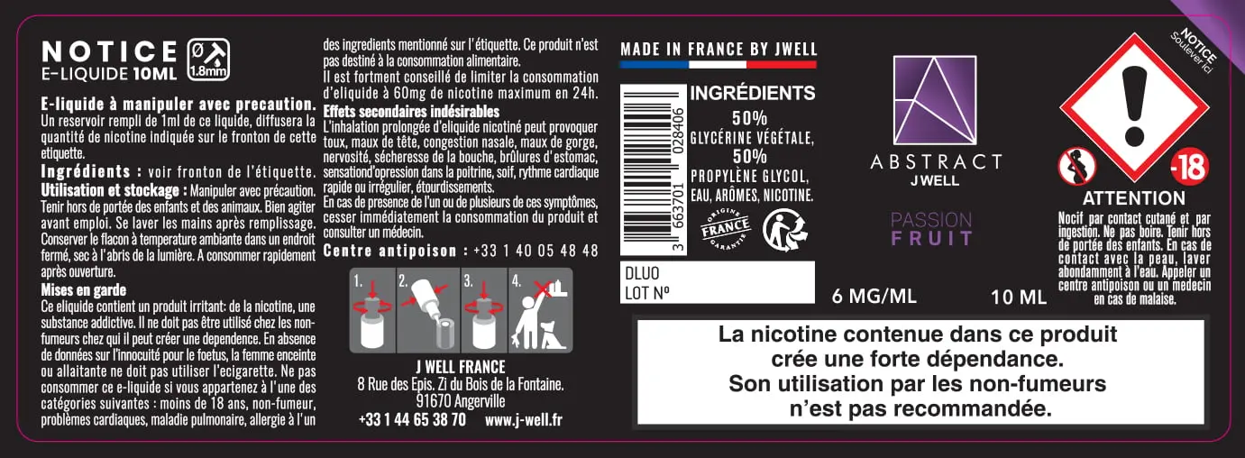 40X114 10ML ABSTRACT-PASSION-FRUIT_6MG-10ml