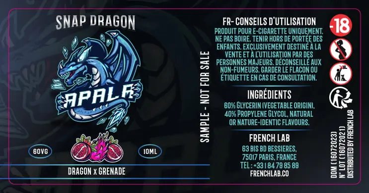 30X60 10ML APALA_SNAP_DRAGON-10ml