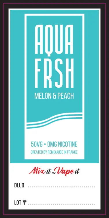 62X30 100ML AQUA FRESH-Melon_Peach_100ml Bottle