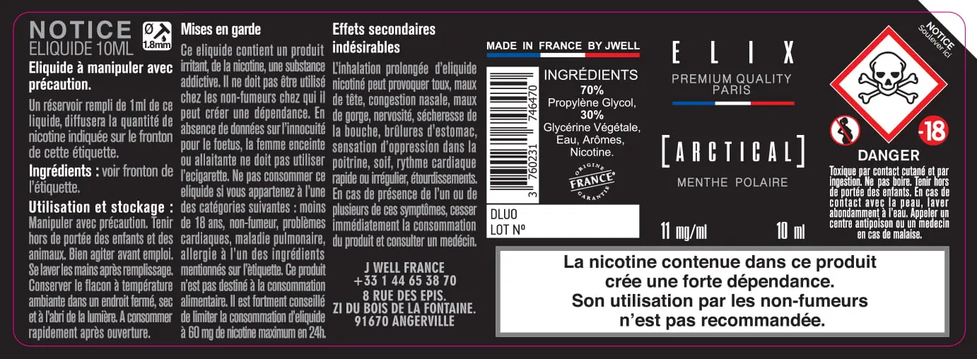 40X114 10ML ARCTICAL-10ml-11mg