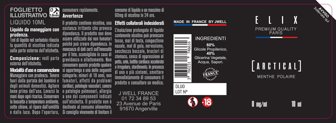 40X114 10ML ARCTICAL 10ml-IT-0mg