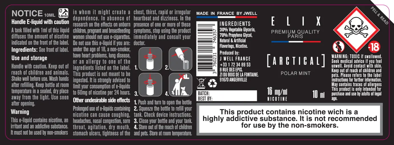 40X114 10ML ARCTICAL 10ml-UK - 16mg