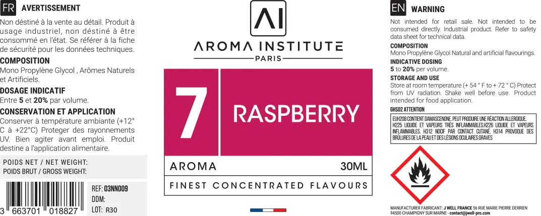 40X95 30ML AROMA7_Raspberry