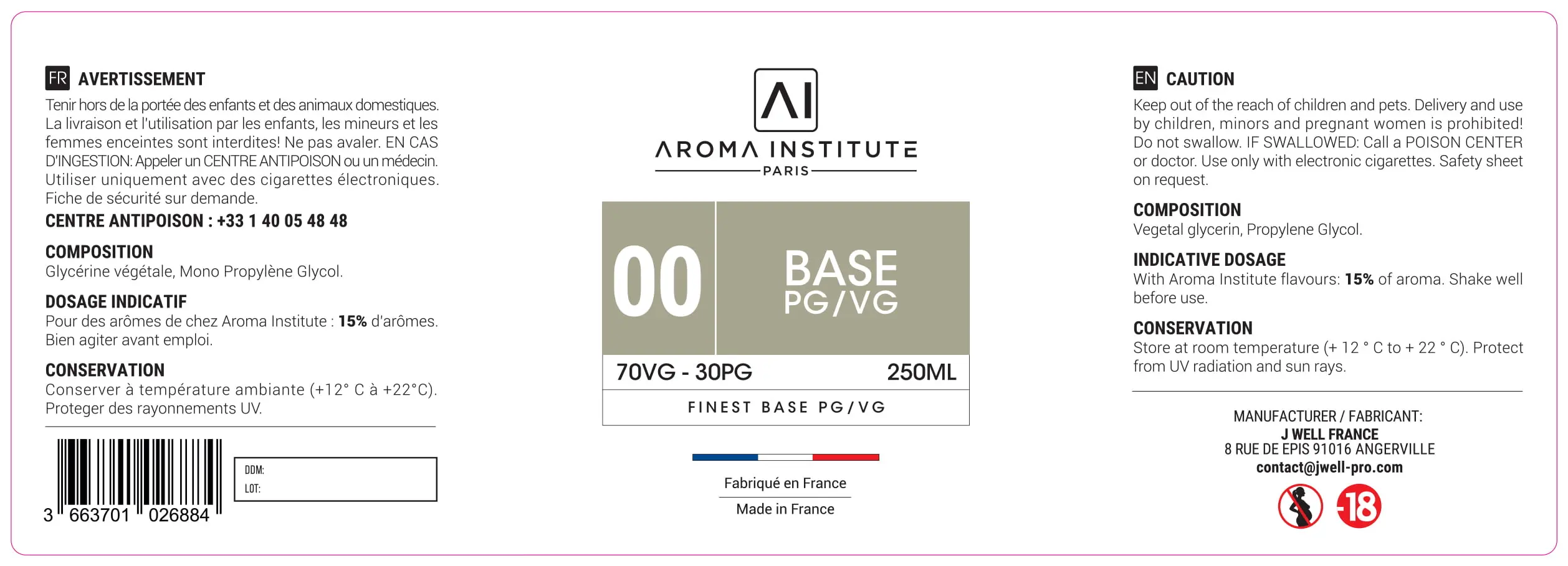 64X210 250ML AROMA_00_BASE_250ML_70-30