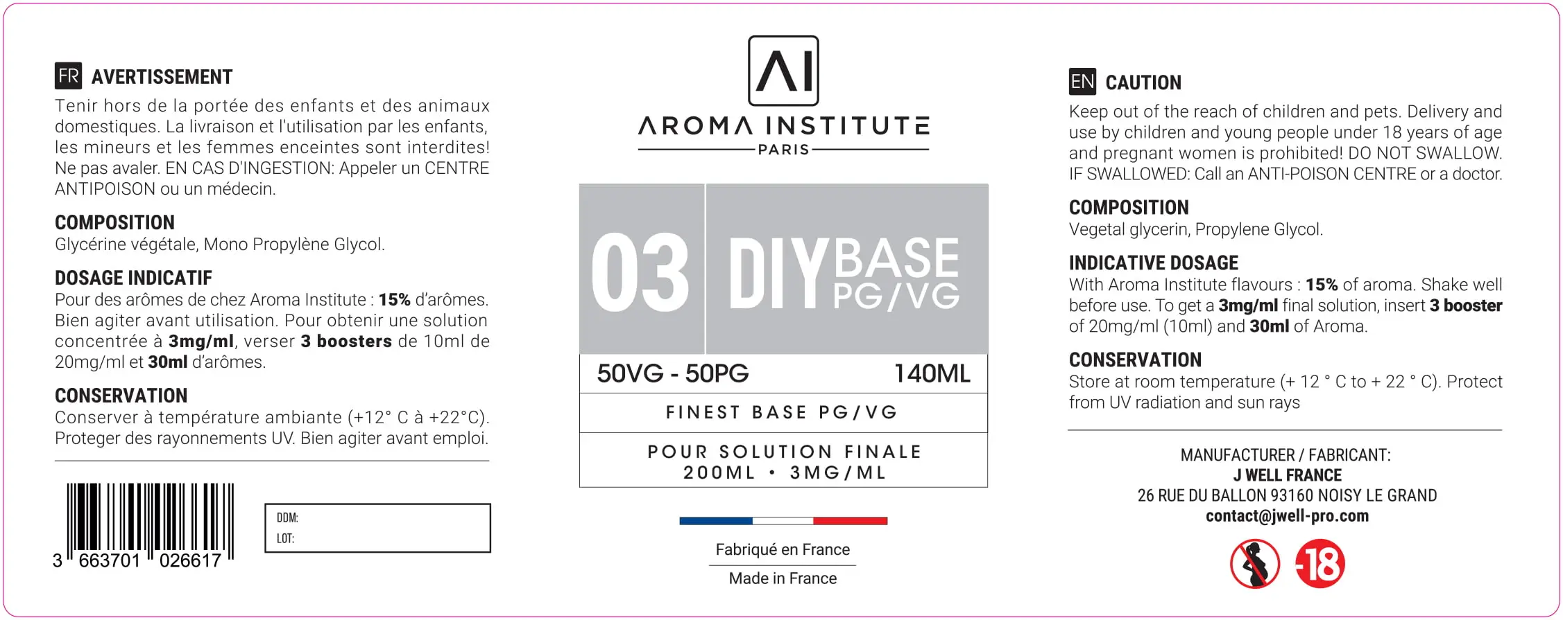 75X190 140ML AROMA_03_BASE_50-50_140ML