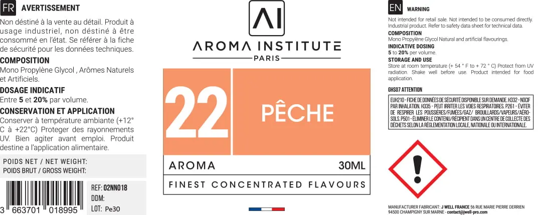 40X95 30ML AROMA_22_Pˆche