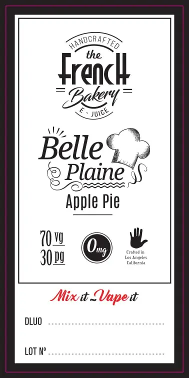 62X30 100ML BELLE PLAINE French Bakery_100ml Bottle