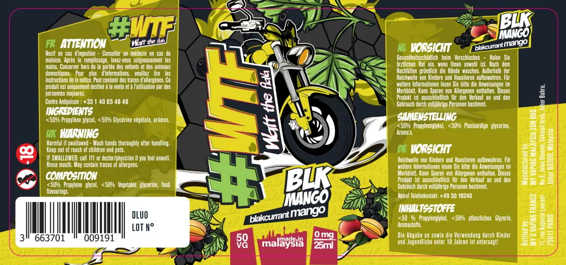 42X93 25ML BLK MANGO_WTF_MY'S Vaping_25ml