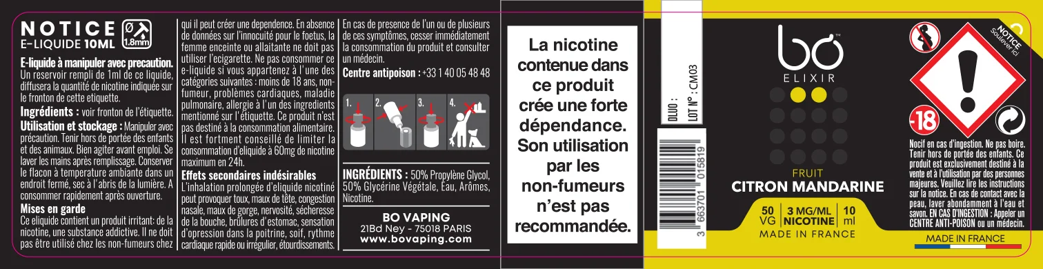 30X125 10ML BO-ELIXIR_CITRON-MANDARINE_10ml_FR_3mg