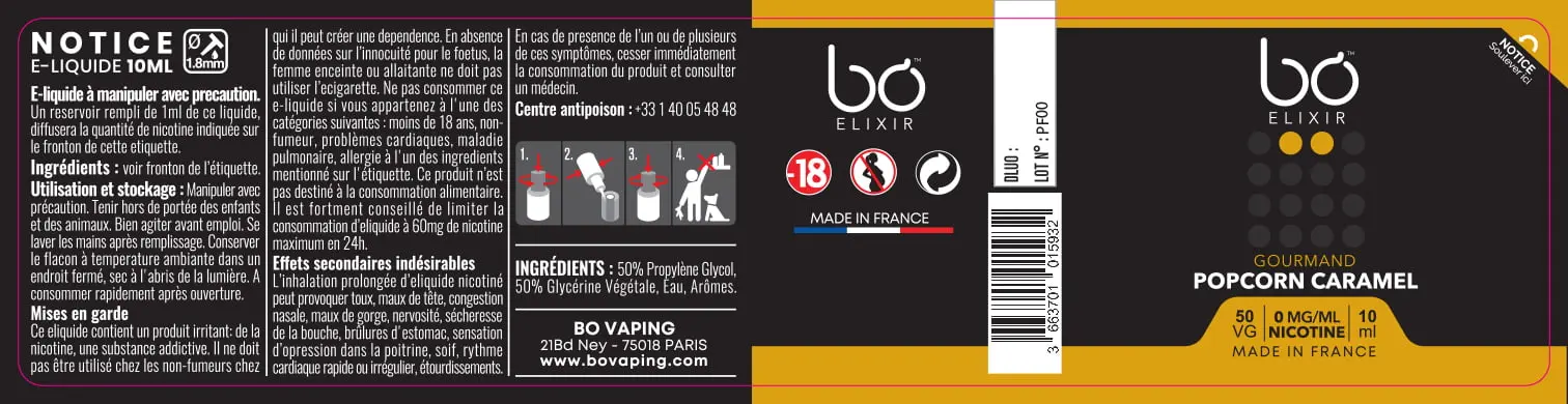 30X125 10ML BO-ELIXIR_POPCORN-CARAMEL_10ml_FR_0mg