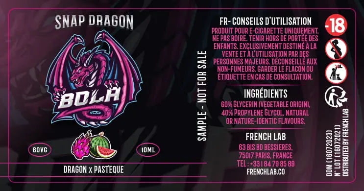 30X60 10ML BOLA_SNAP_DRAGON-10ml