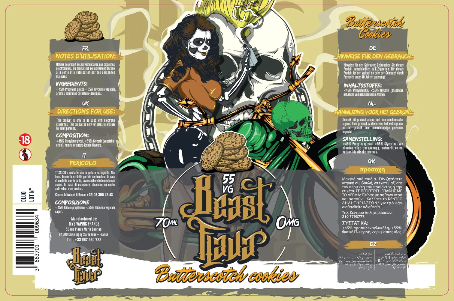 82X125 70ML BUTTERSCOTCH COOKIES_BEAST FLAVA_70ml-VB
