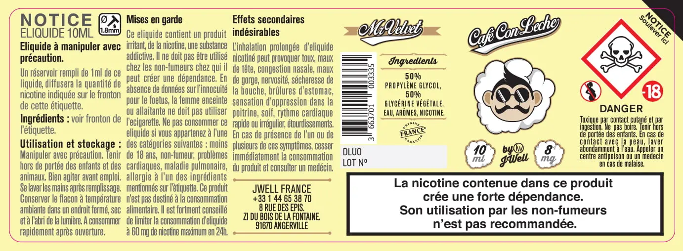 40X114 10ML CAFE-CON-LETCHE-10ml-8mg