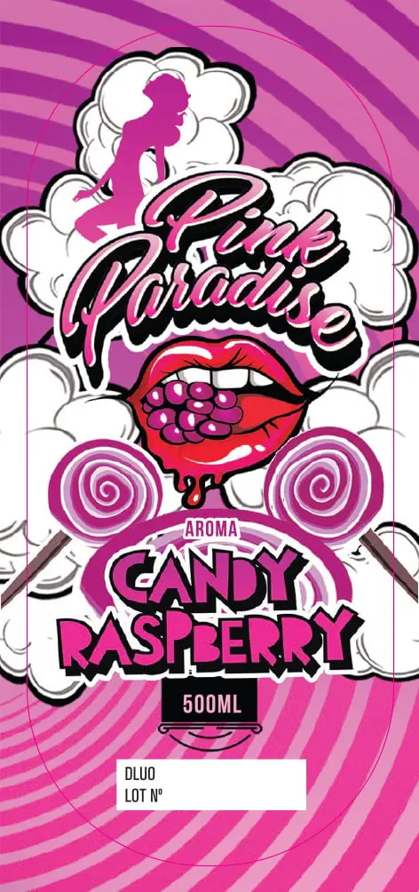 80X35 500ML CANDY-RASPBERRY_500ml Bag