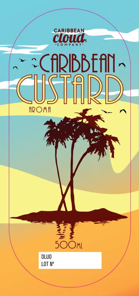 80X35 500ML CARIBBEAN-CUSTARD_500ml Bag