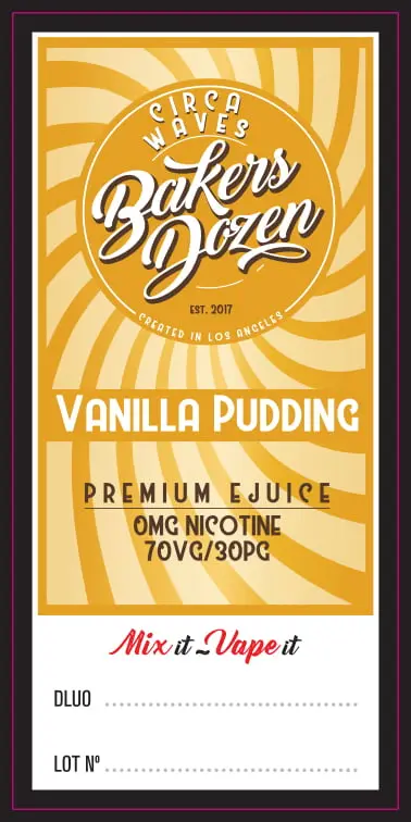 62X30 100ML CIRCA WAVES Bakers Dozen_100ml Bottle