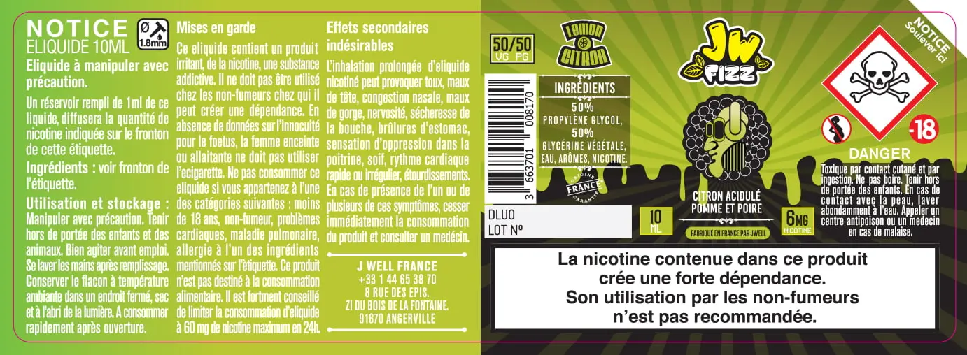 40X114 10ML CITRON-FIZZ-10ml-6mg