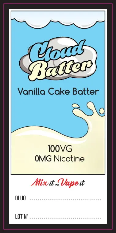 62X30 100ML CLOUD BATTER_100ml Bottle