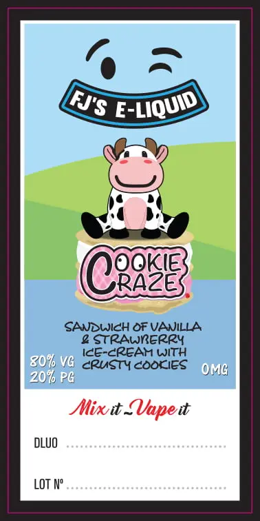 62X30 100ML COOKIE CRAZE_100ml Bottle