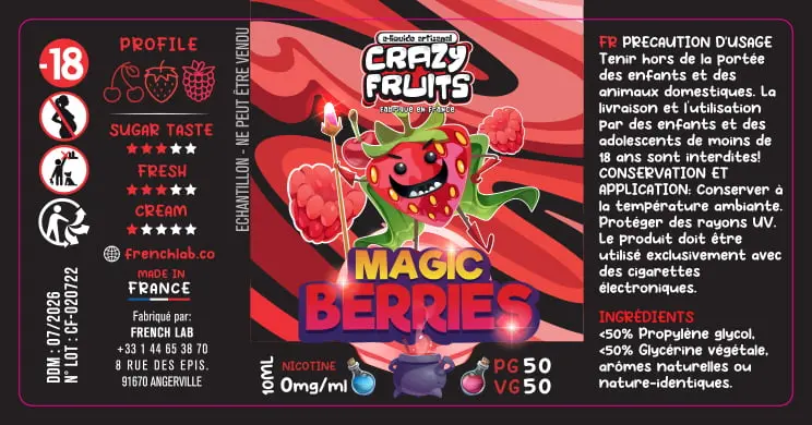 30X60 10ML CRAZY-FRUITS_BERRIES_10ML