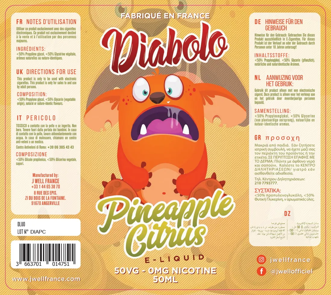 80X90 50ML DIABOLO_PINEAPPLE-CITRUS_50ml VB