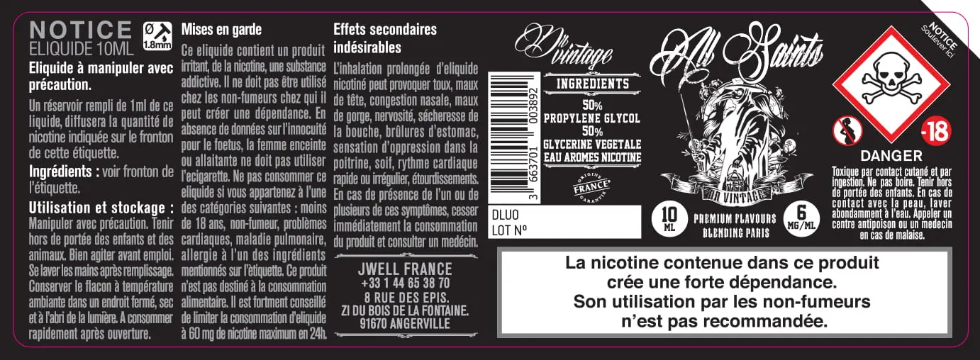 40X114 10ML DR-VINTAGE-10ml-6mg