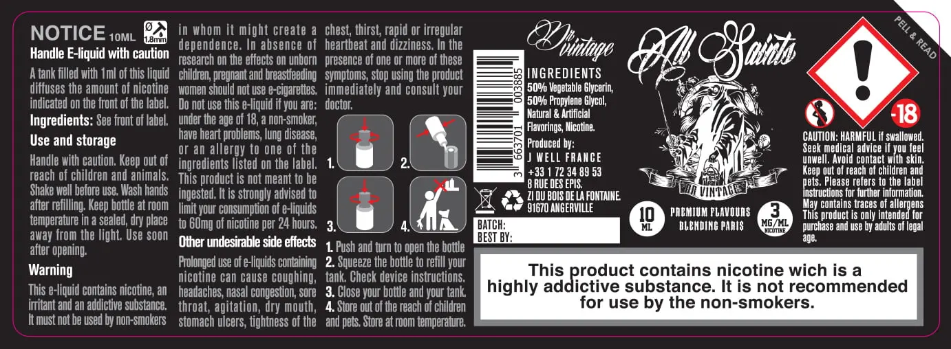 40X114 10ML DR VINTAGE 10ml-UK-3mg