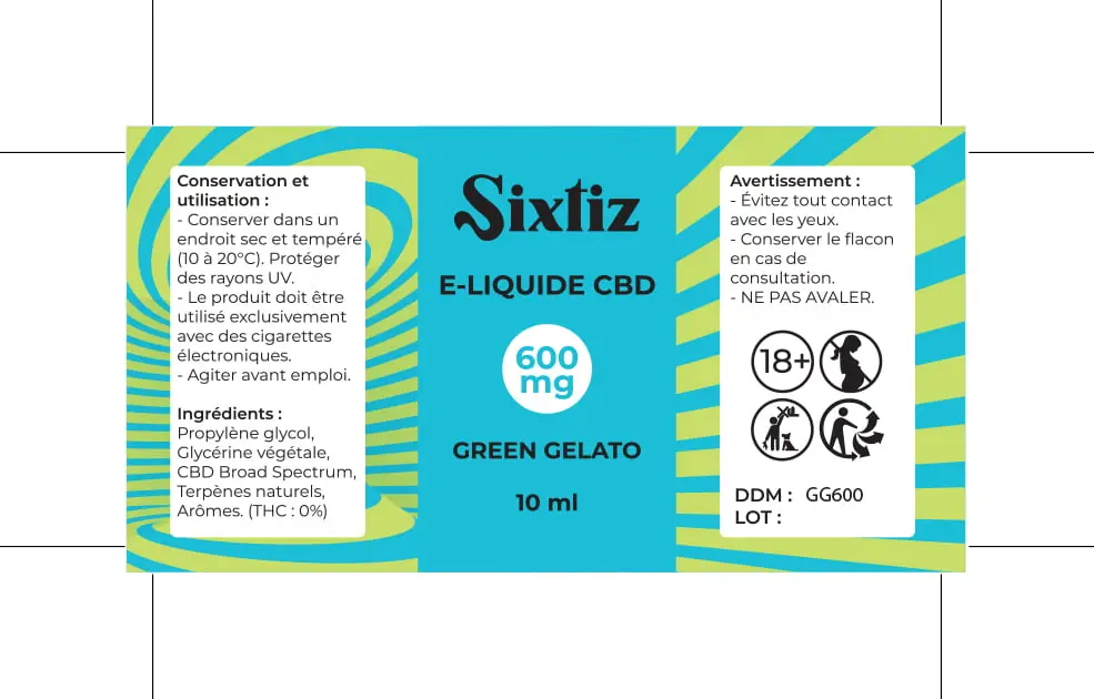30X60 10ML EXE_ETIQUETTE_E-LIQUIDE_GELATO_SIXTIZ_600mg_10ml