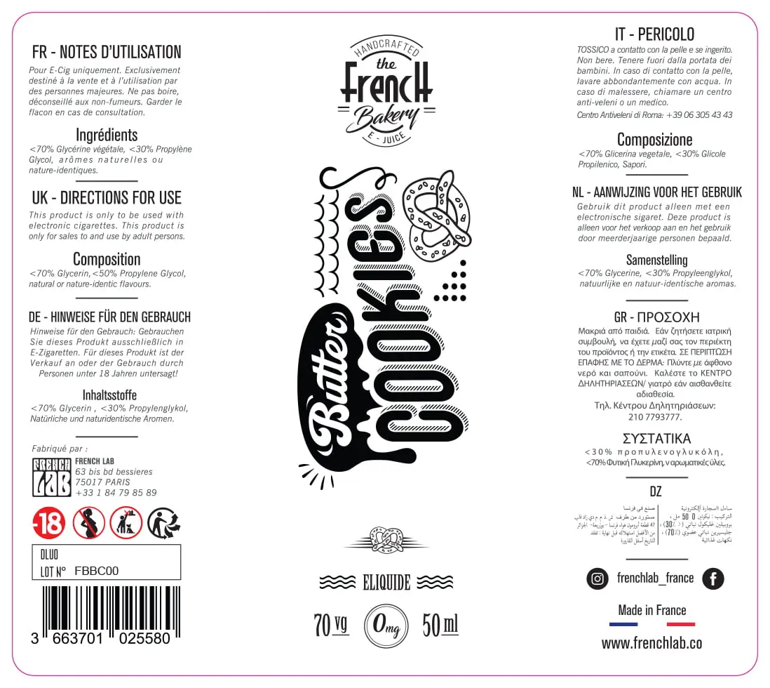 80X90 50ML FRENCH BAKERY- COOKIES_50ML_VB