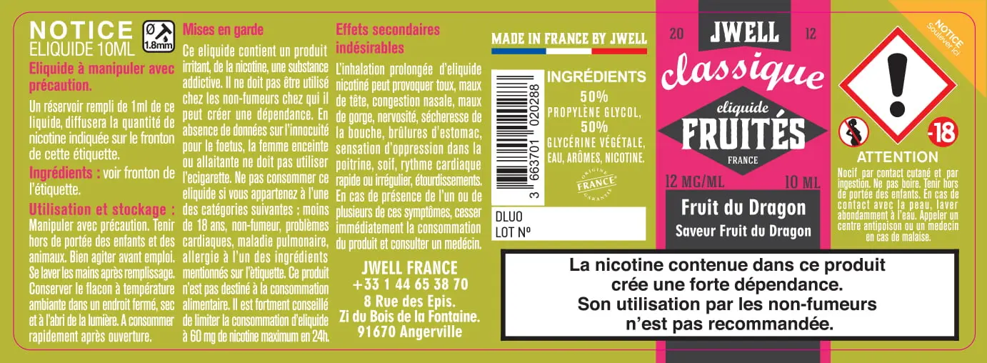 40X114 10ML FRUIT DU DRAGON 10ml_12MG - CLASSIC FRUITES (4)