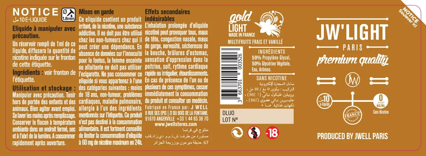 40X114 10ML GOLD LIGHT 10ml-ALGERIA_0mg