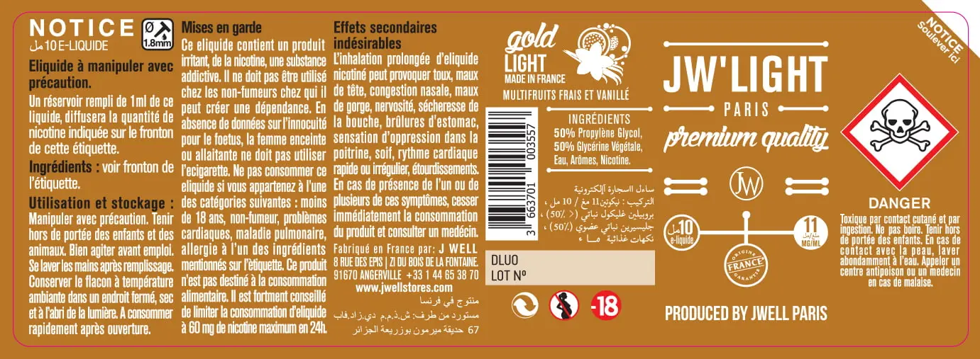 40X114 10ML GOLD LIGHT 10ml-ALGERIA_11mg