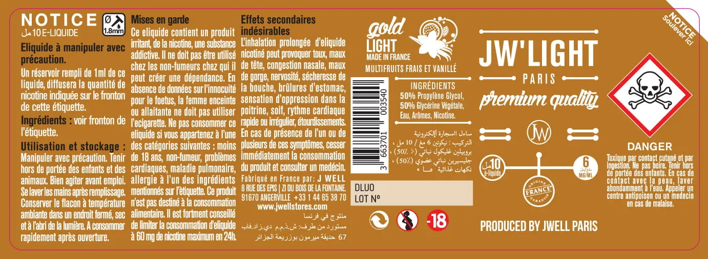 40X114 10ML GOLD LIGHT 10ml-ALGERIA_6mg