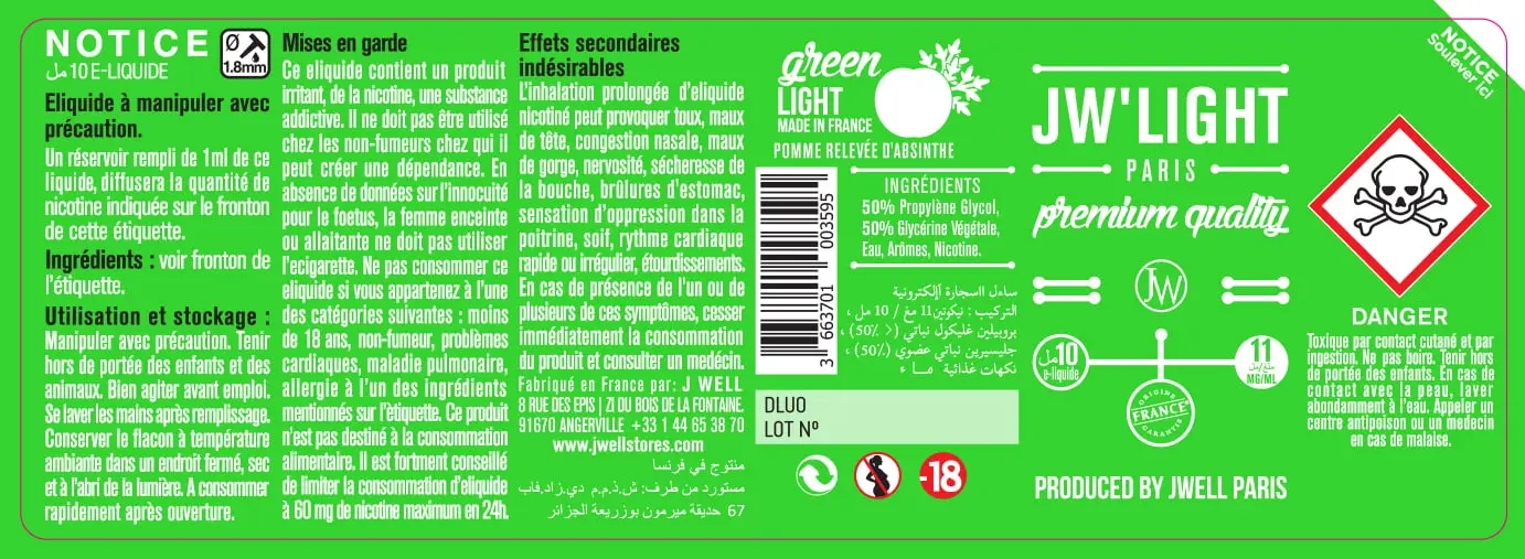 40X114 10ML GREEN LIGHT 10ml-ALGERIA_11mg