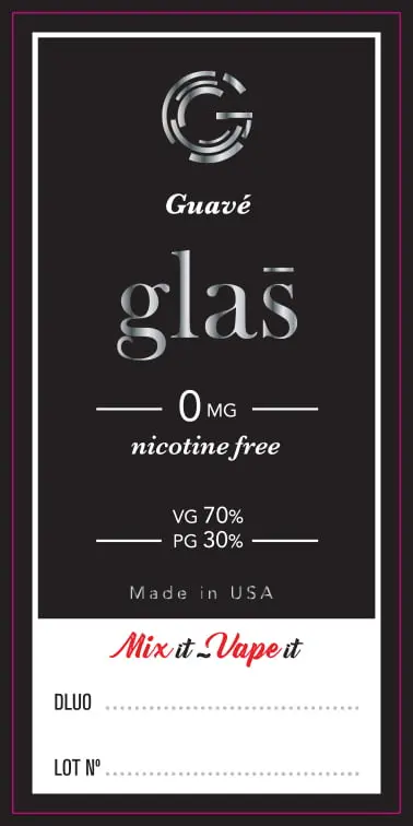 62X30 100ML GUAVE GLAS_100ml Bottle label
