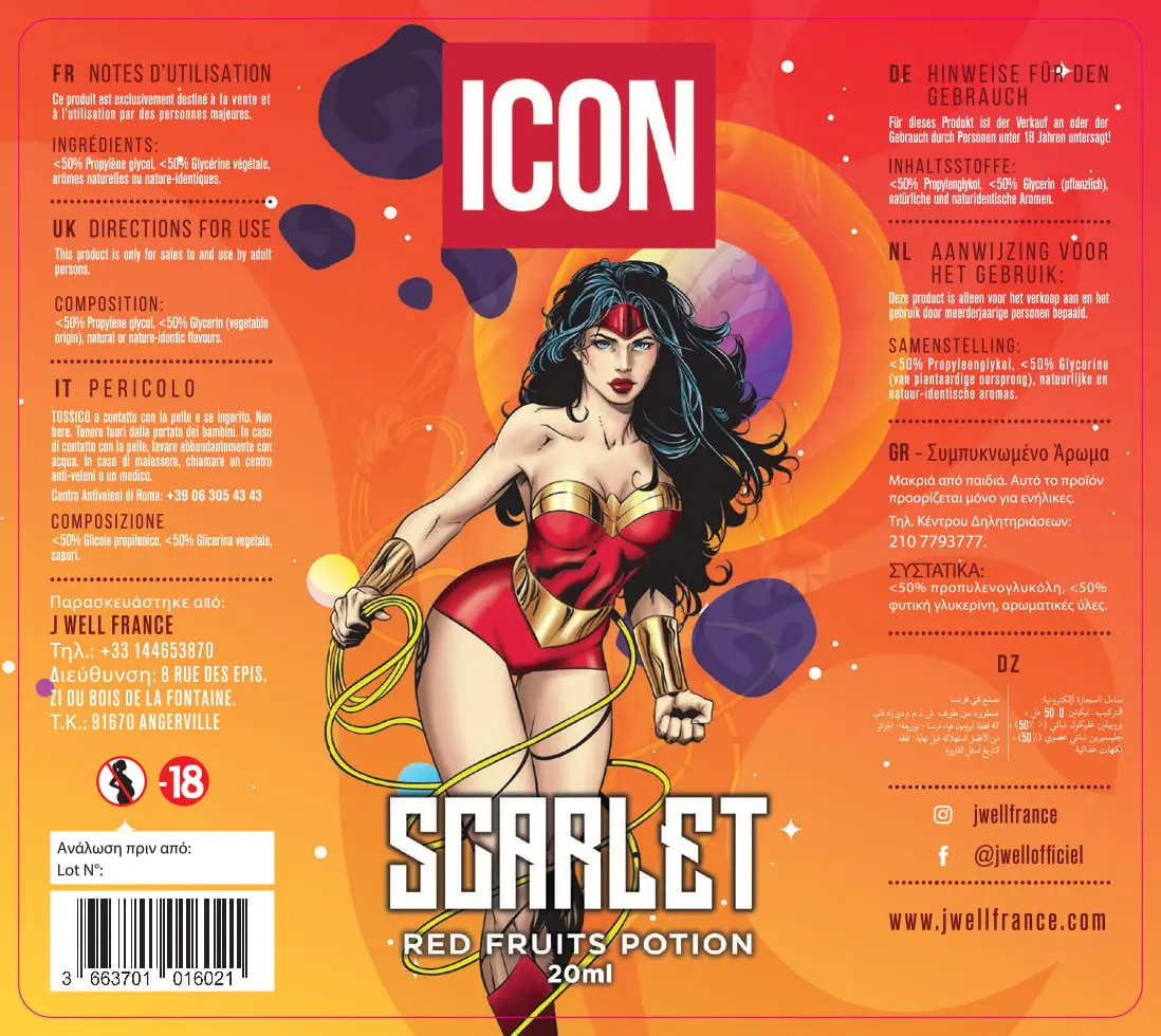 80X90 50ML ICON-20ml Greek_SCARLET - VB