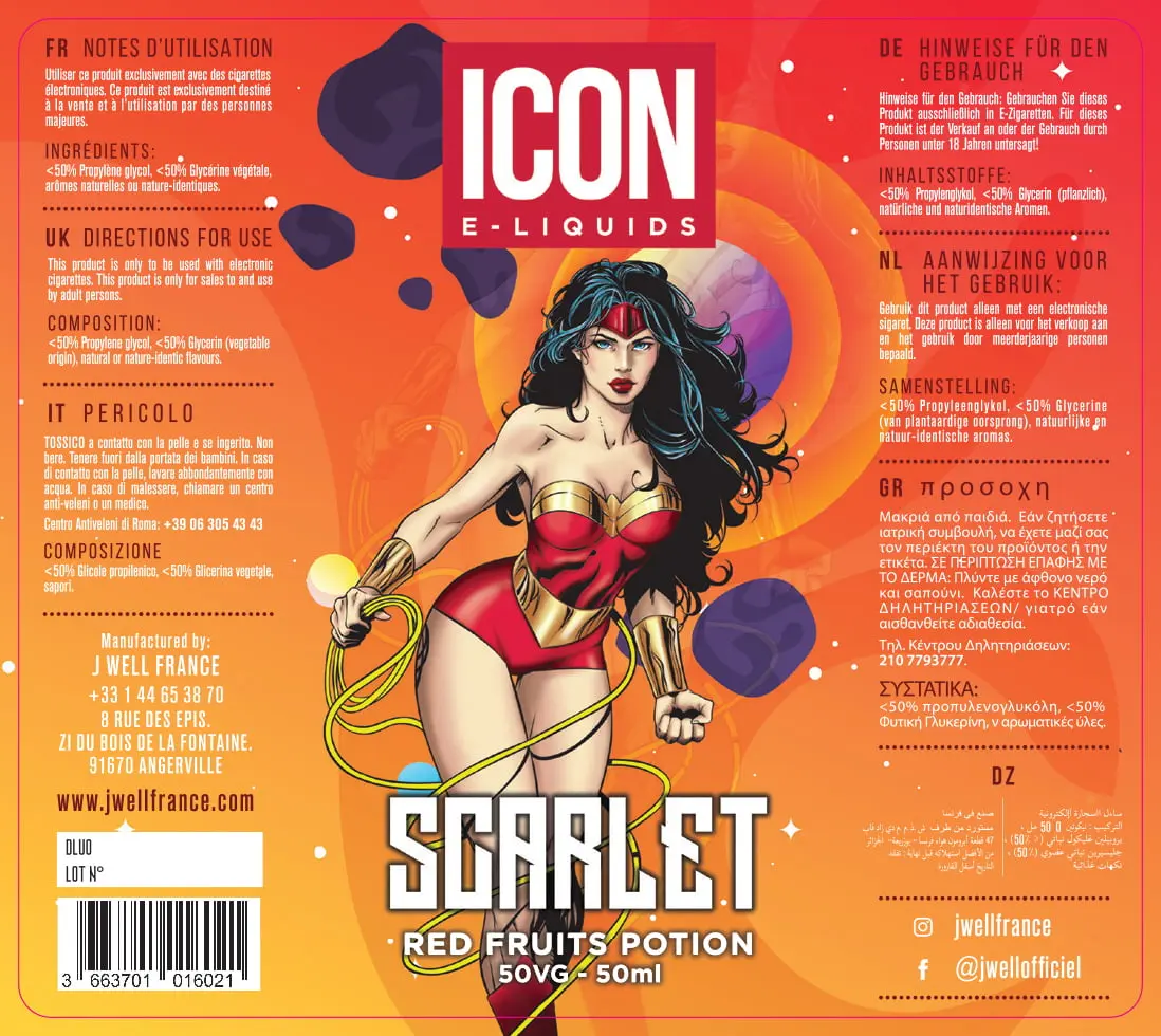 80X90 50ML ICON- SCARLET_50ml