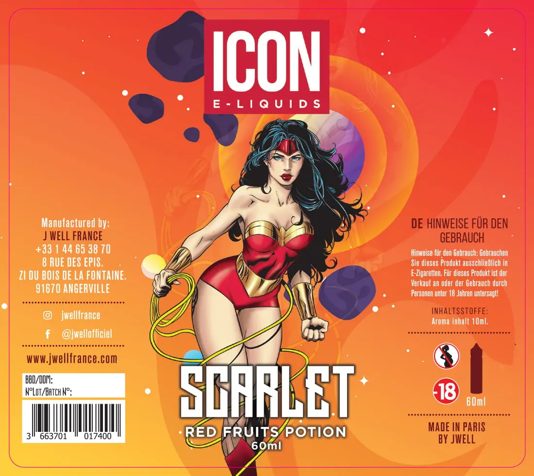 80X90 50ML ICSCA - SCARLET_60ml- ALLEMAND VB