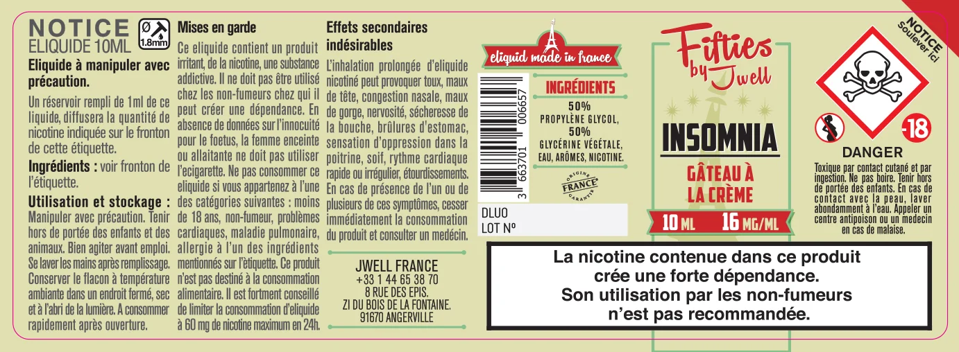 40X114 10ML INSOMNIA-10ml-16mg