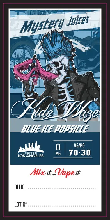 62X30 100ML KIDE WAZE Mystery Juices_100ml Bottle
