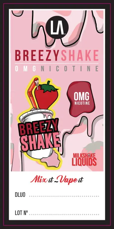 62X30 100ML LA BREEZY SHAKE 100ml Bottle
