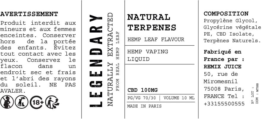 30X76 10ML LEGENDARY_TERPENES_10ml_100MG