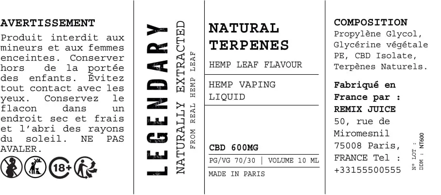 30X76 10ML LEGENDARY_TERPENES_10ml_600MG